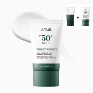 Anua Heartleaf Silky Moisture Sun Cream 50ml SPF50+++