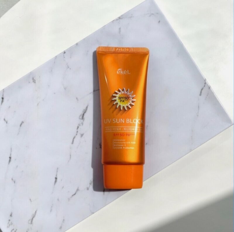 EKEL UV Sun Block Cream Sunscreen for face SPF50 PA+++ 70ml