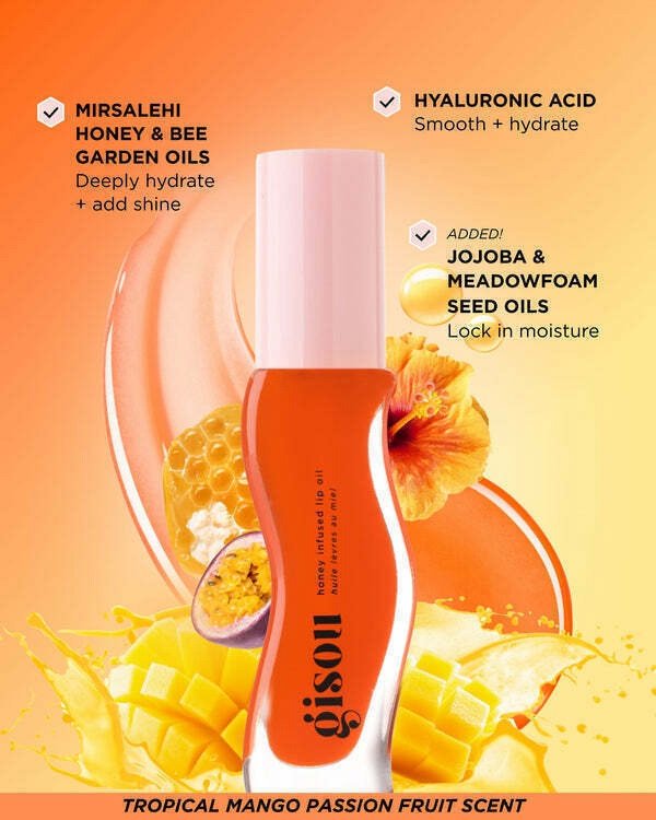 Gisou Honey Infused Tinted Lip Oil MANGO PASSION PUNCH