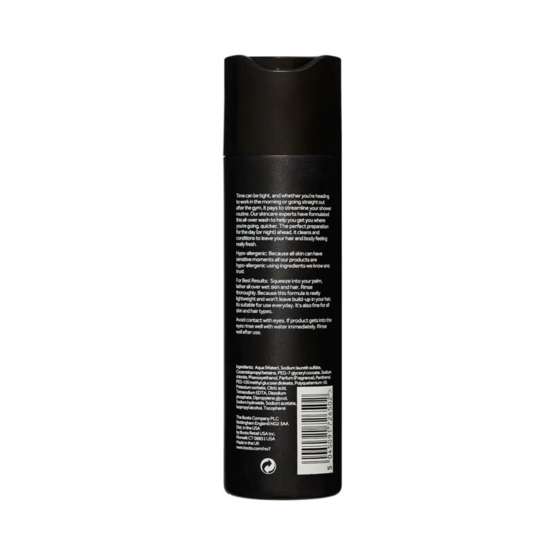No7 Men Hair & Body Wash 200ml