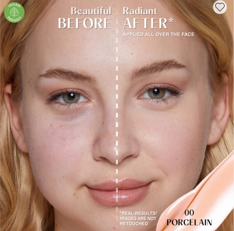 Huda Beauty GloWish Bright Light Hydrating Sheer Vegan Concealer 00