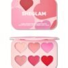 SHEGLAM Flush Crush Cream Blush Palette-Blushing Bouquet 6-Color Creamy