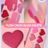 SHEGLAM Flush Crush Cream Blush Palette-Blushing Bouquet 6-Color Creamy