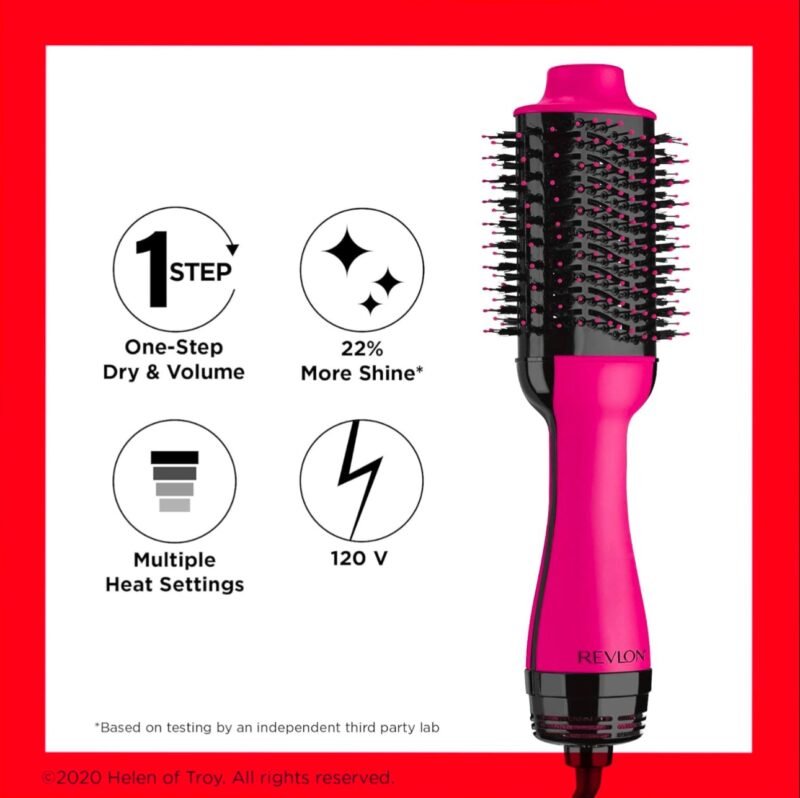 Revlon One-Step hair dryer and Volumiser Pink edition