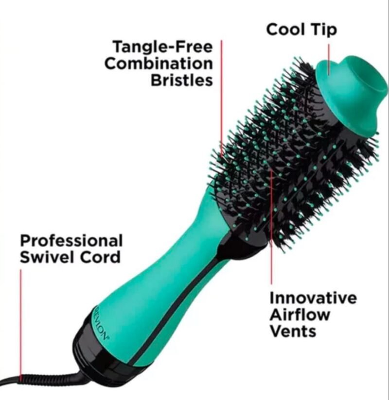 Revlon One-Step Hair Dryer and Volumizer - Teal Edition