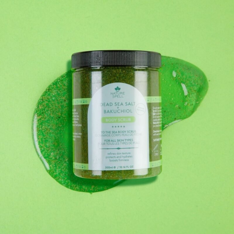 Nature Spell Body Scrub with Dead Sea Salts and Botanical Retinol 300ml