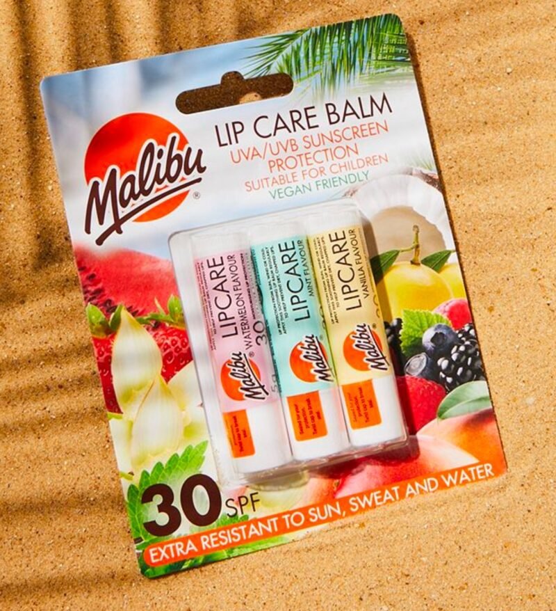 Malibu SPF30 Lip Care Balm 3 Pack