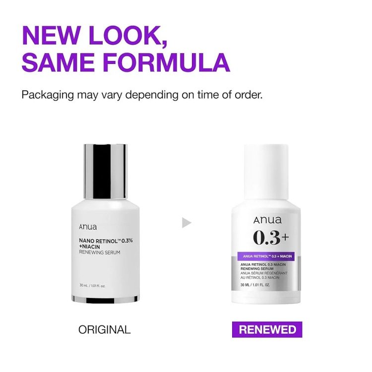 ANUA - Retinol 0.3% + Niacin Renewing Serum