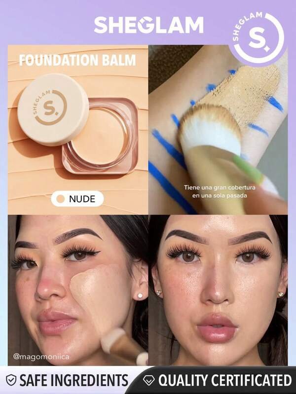 SHEGLAM Full Coverage Foundation Balm- Nude