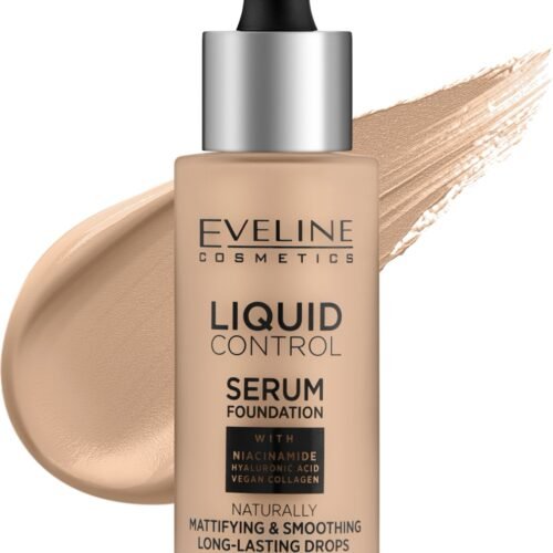 img_4525 Eveline Cosmetics Liquid Control HD Mattifying Drops Foundation 40 Warm beige