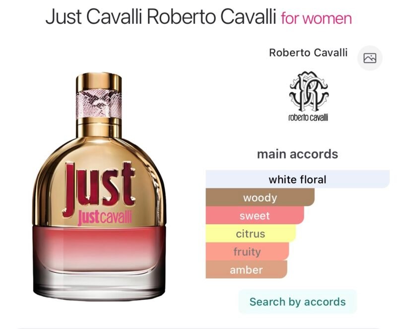 Just cavalli eau de toilette 75ml