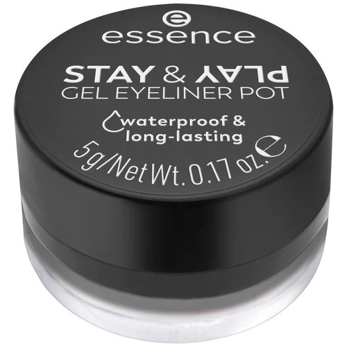 Essence STAY & PLAY GEL EYELINER POT BLACK