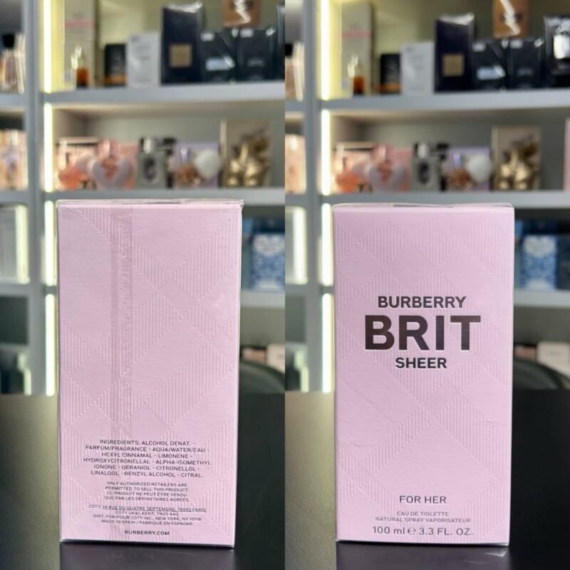 Burberry Brit Sheer For Her EDT 100ml