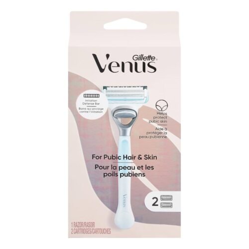 Venus For Pubic Hair & Skin Razor - Handle + 2 Razor