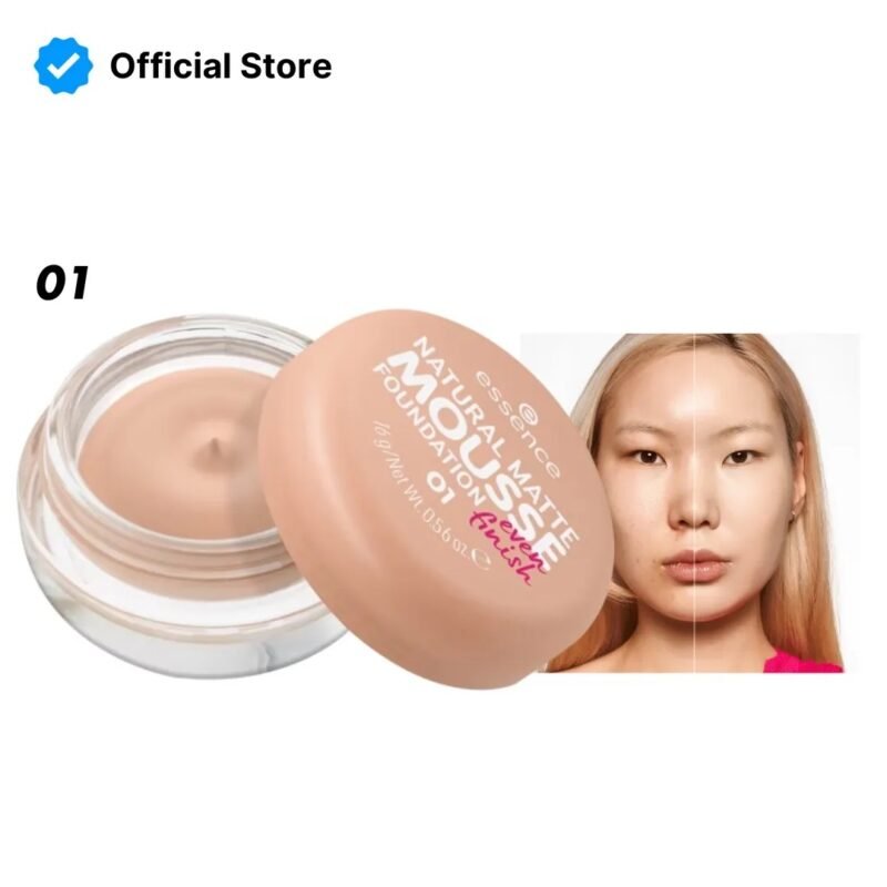 Essence NATURAL MATTE MOUSSE FOUNDATION 01