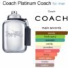 Coach New York Platinum Eau De Parfum (100ml)