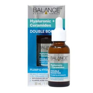 Balance Active Formula Hyaluronic Acid + Ceramides Double Booster 30 ml ——