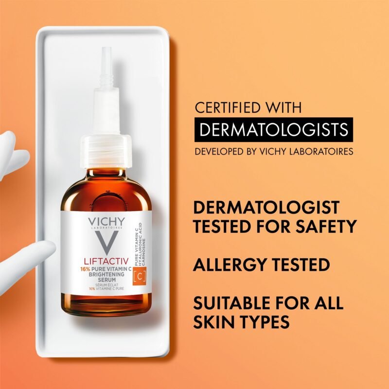 Vichy LIFTACTIV 16% PURE VITAMIN C BRIGHTENING SERUM 20 ml —-