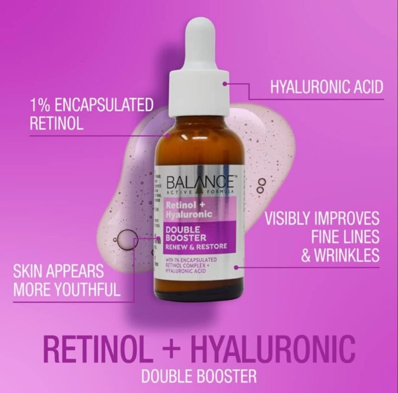 Balance Active Formula Renew & Restore Retinol and Hyaluronic Booster (30ml) ——
