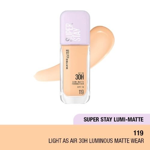 Maybeline Super Stay Lumi-Matte foundation #119