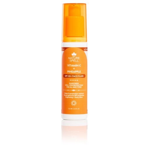 Nature spell Vitamin C & Pineapple SPF50+ Face Fluid 75ml
