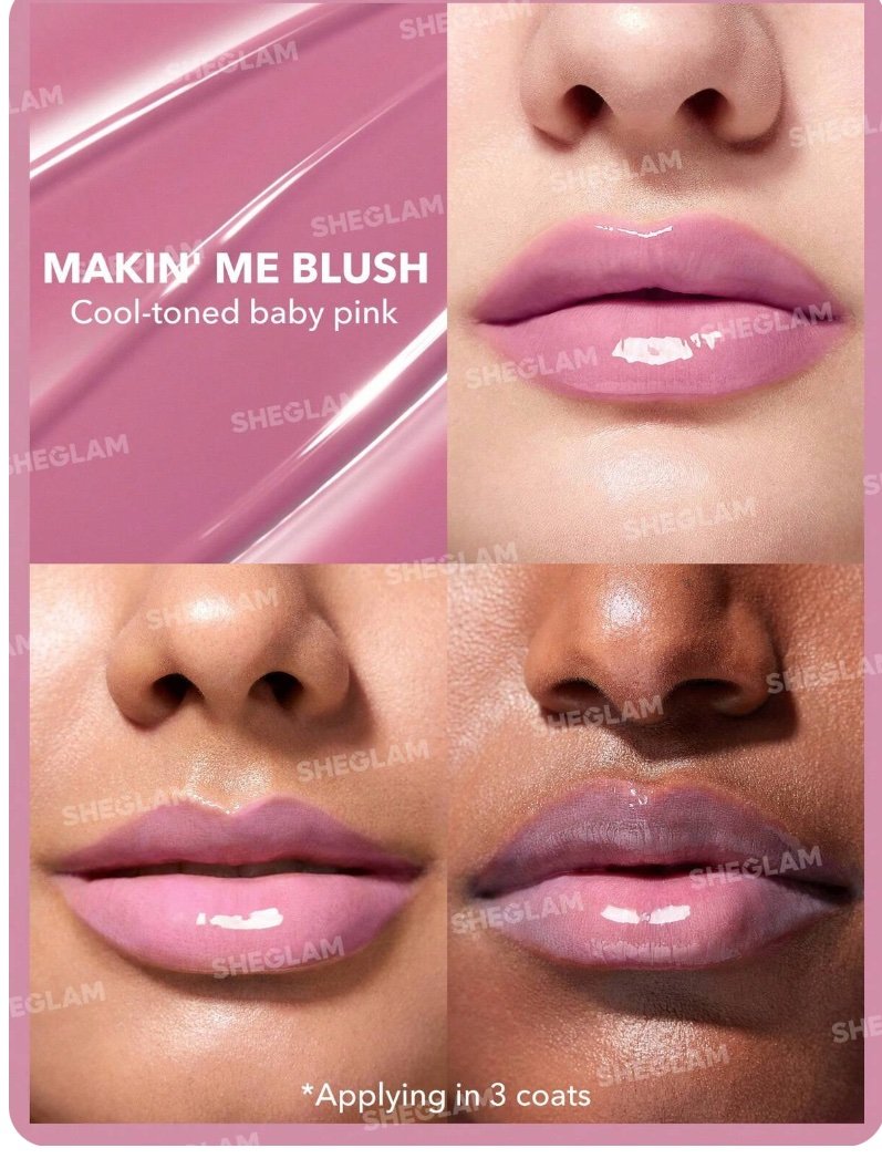 Sheglam Pout-Perfect Shine Lip Plumper-Makin' Me Blush