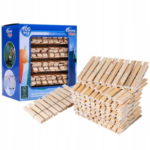 AquaPur Holz - Wascheklammern 100 Pices