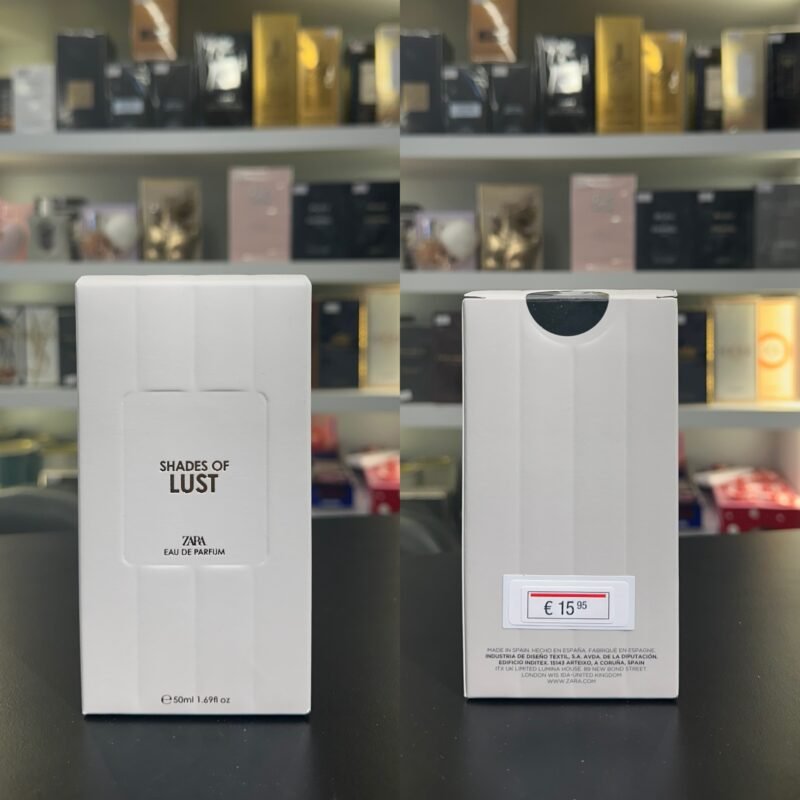 Zara Shades Of Lust Perfume for Women EDP Eau De Parfum 50ml