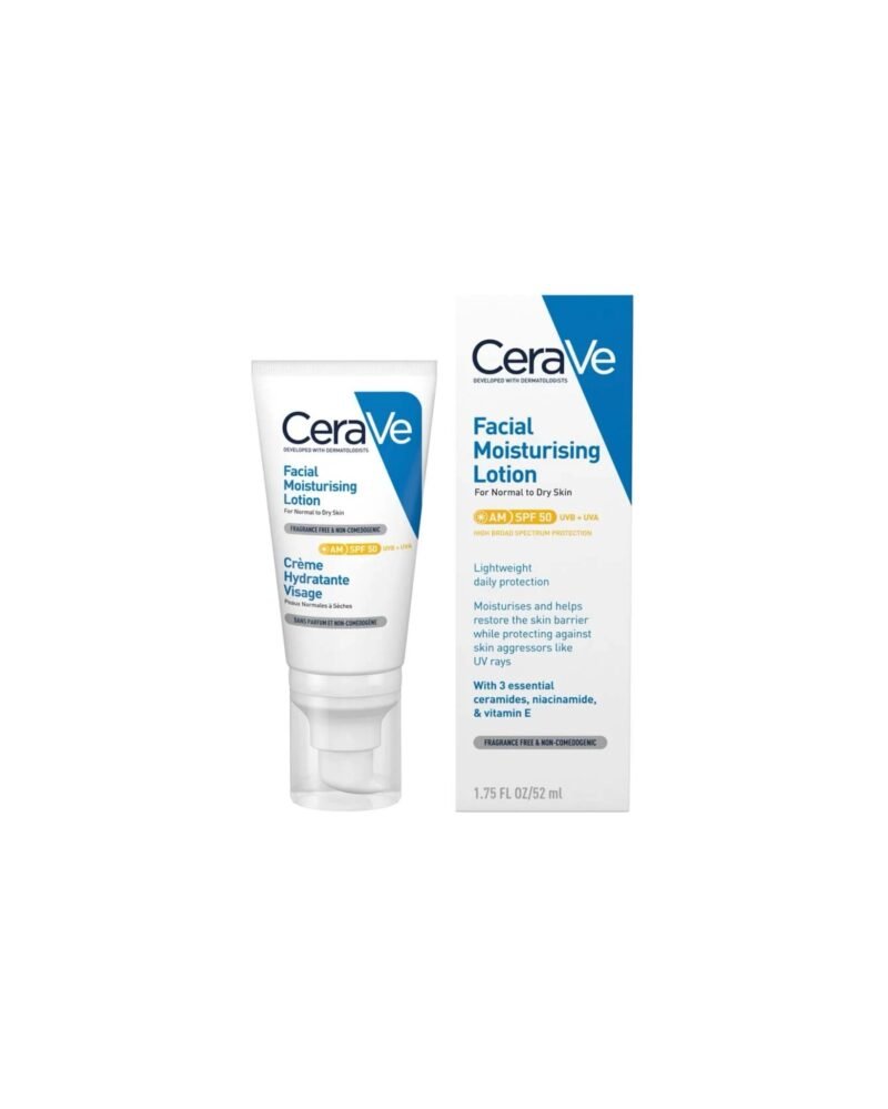 Cerave AM Facial Moisturising Lotion SPF 50