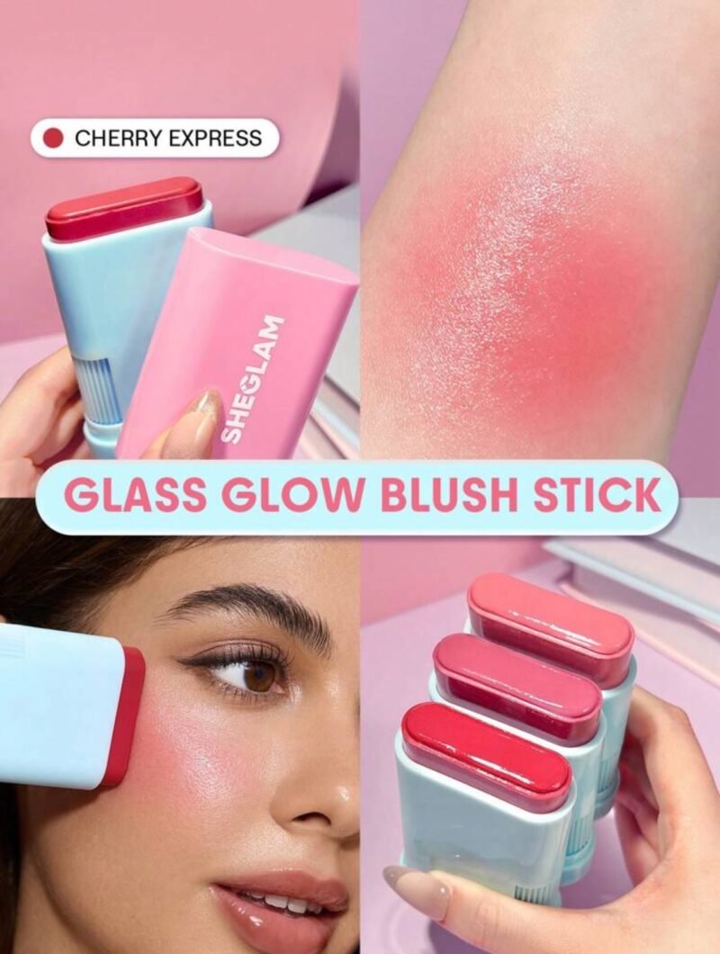 Sheglam Glass Glow Blush Stick-Cherry Express