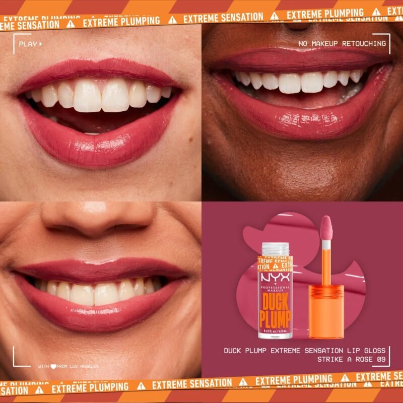 NYX DUCK PLUMP HIGH PIGMENT PLUMPING LIP GLOSS (09) 7ml