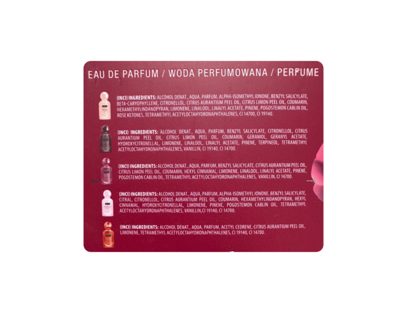 sence beauty blushing blooms eau de parfum collection 5x 15ml