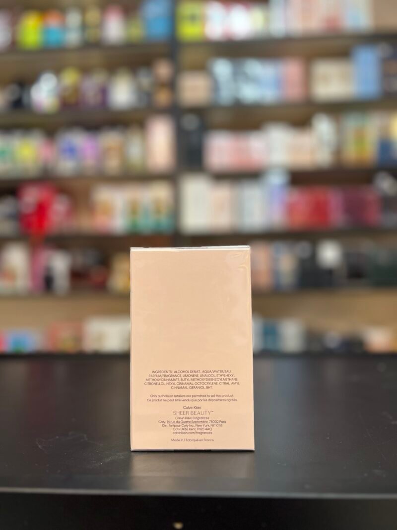 calvin klein sheer beauty eau de toilette spray 100 ml