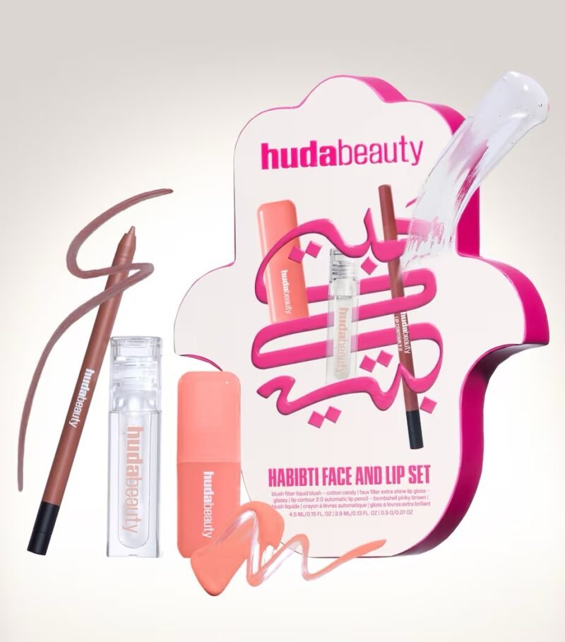 HUDA BEAUTY Habibti Face and Lip Set