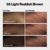 Revlon Colorsilk Beautiful Permanent Hair Color Light Reddish Brown 055