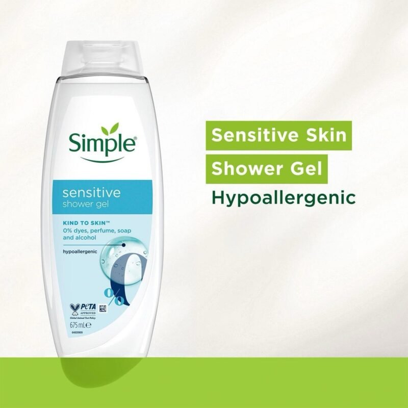 Simple Sensitive Shower Gel 675ml