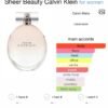 calvin klein sheer beauty eau de toilette spray 100 ml