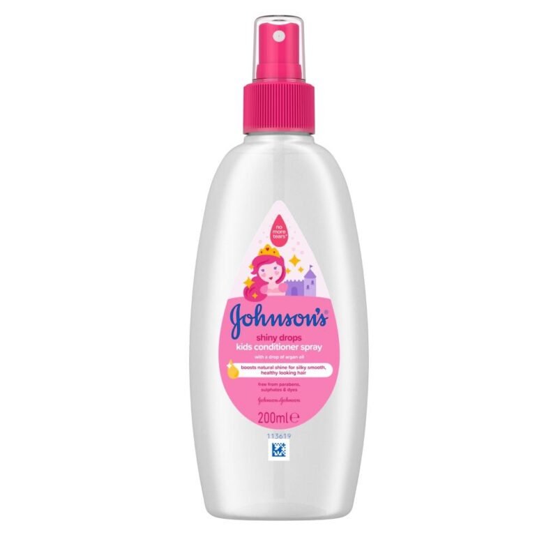 Johnson's Kids Shiny & Soft Hair Conditioning Spray 200 ml