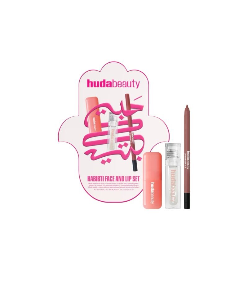 HUDA BEAUTY Habibti Face and Lip Set