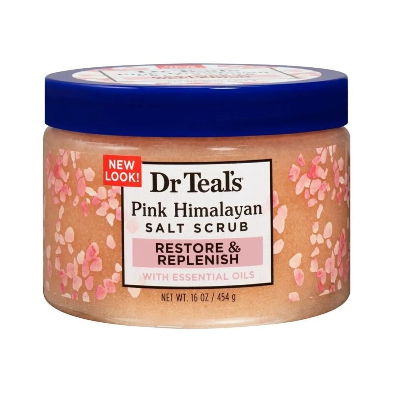 Dr Teal’s Epsom Salt Body Scrub with pink Himalayan 454 g