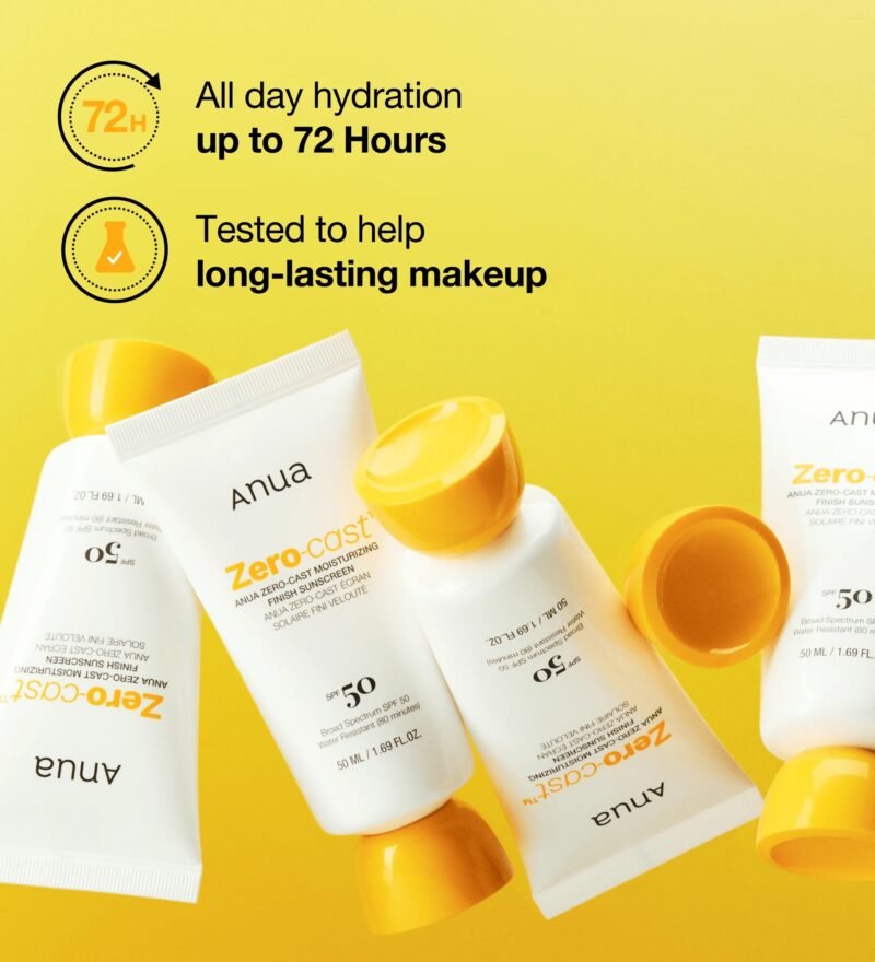 Anua Zero-cast Moisturizing Finish Sunscreen 50 ml