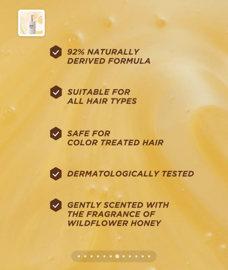 img_2791 Gisou HONEY GLOSS CERAMIDE THERAPY HYDRATING SHAMPOO 250 ml