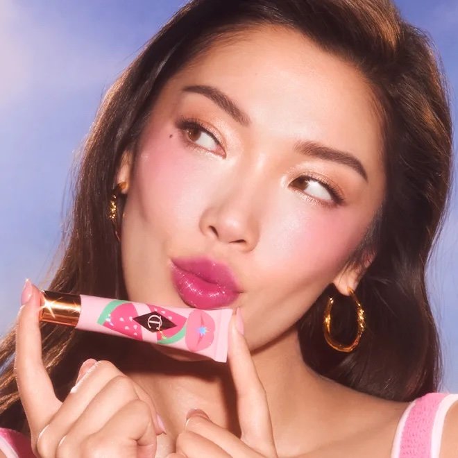 Charlotte Tilbury UNREAL LIPS HEALTHY GLOW NECTAR OIL—pink watermelon