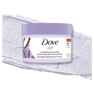 Dove Exfoliating Body Polish Crushed Lavender And Coconut Milk 298g