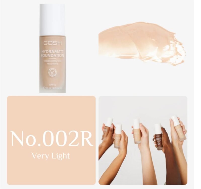 GOSH Hydramatt Foundation 002R Very light 30ml