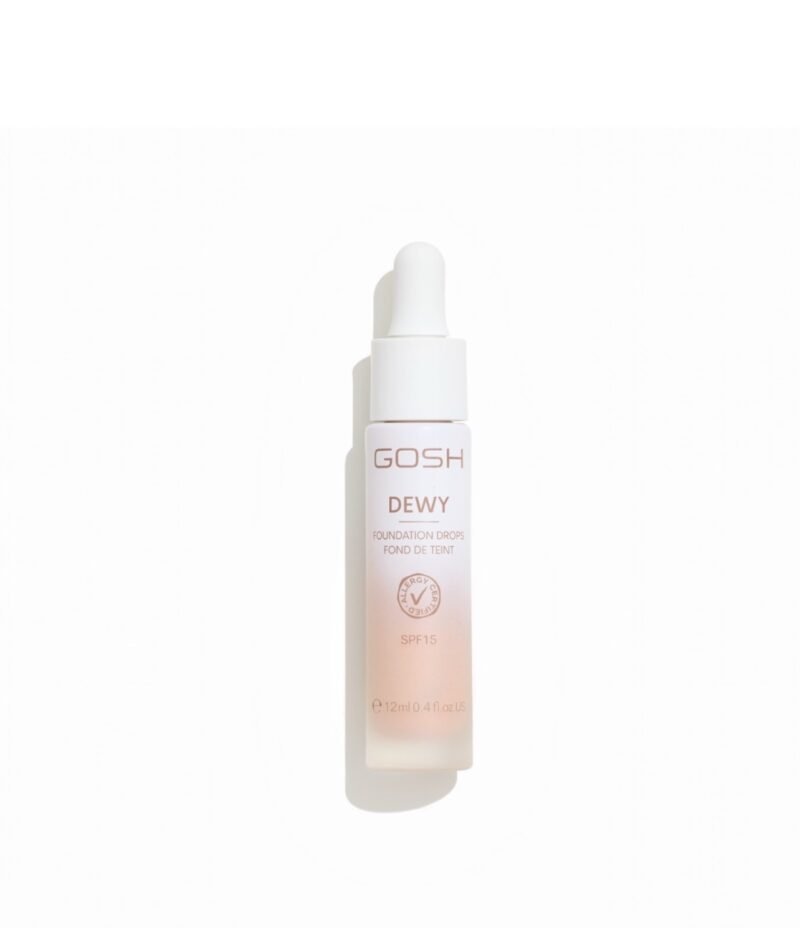 GOSH Dewy Foundation Drops 002 Porcelain 12ml
