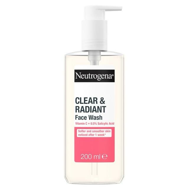 NEUTROGENA Clear & Radiant Face Wash Vitamin C + 0.5% Salicylic Acid 200ml