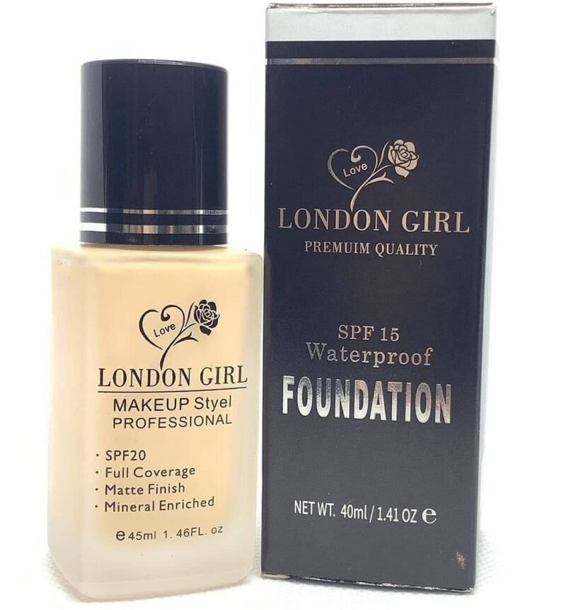 London Girl Premuim Quality Spf 15 Waterproof Foundation 103 - 40ml