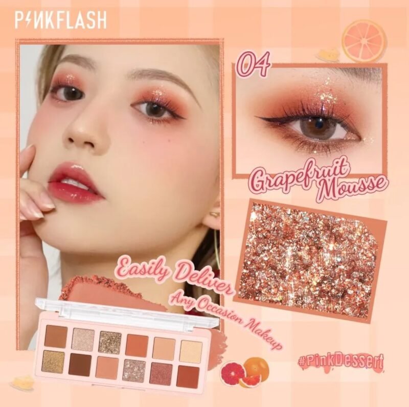 PINK FLASH Eyeshadow Palette 04