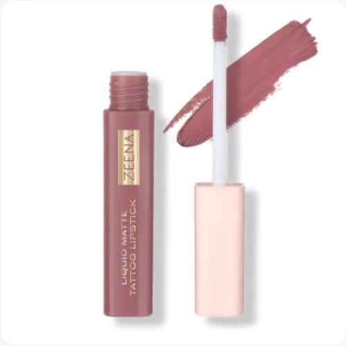 ZEENA Liquid Matte Tattoo Lipstick- 040 Cocoa
